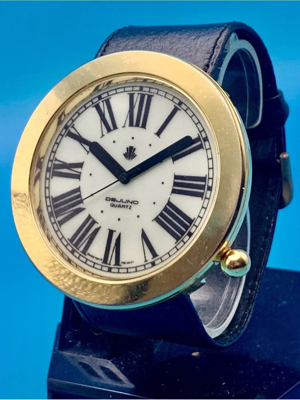 DEJUNO Men’s Women’s Unisex Oversized Swiss Parts Wristwatch Working New Battery